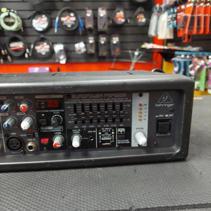 Behringer EUROPOWER PMP550M 5-Channel Powered Mixer (USED) SN# S181100687AJV