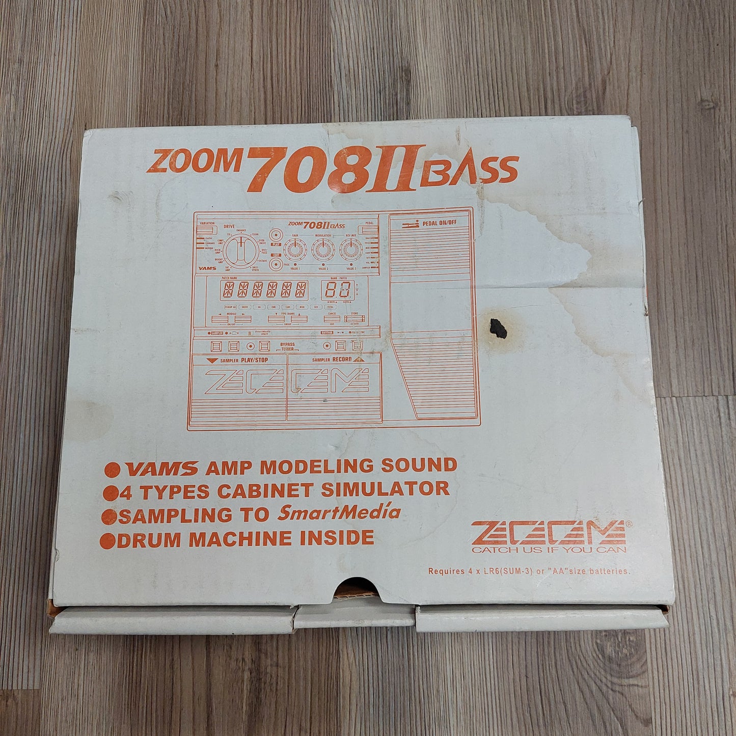 Zoom 708II Bass Multi Effects Pedal w/ Original Box (USED) SN# A30019145