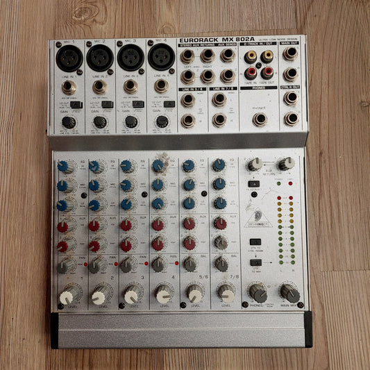 BEHRINGER EURORACK MX802A Compact Mixer (USED) "No Power Supply"