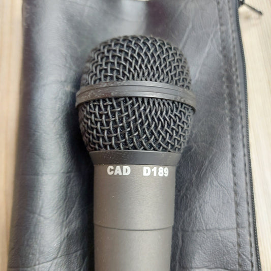 CAD D189 Supercardioid Dynamic Handheld Microphone w/ Pouch (USED)
