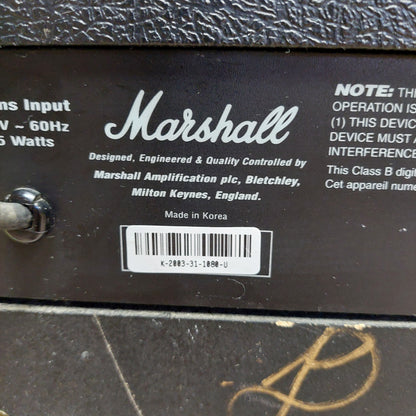 Marshall MG15DFX Guitar Amp (USED) SN# KH311080U