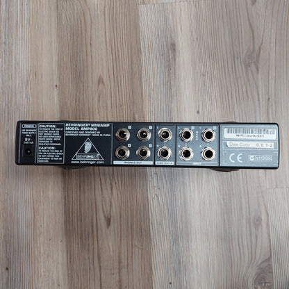BEHRINGER Mini Amp 4-CH Headphone Amp (USED) SN# N0609910331
