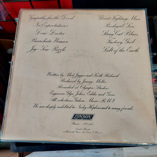 Rolling Stones Beggars Banquet LP (USED)