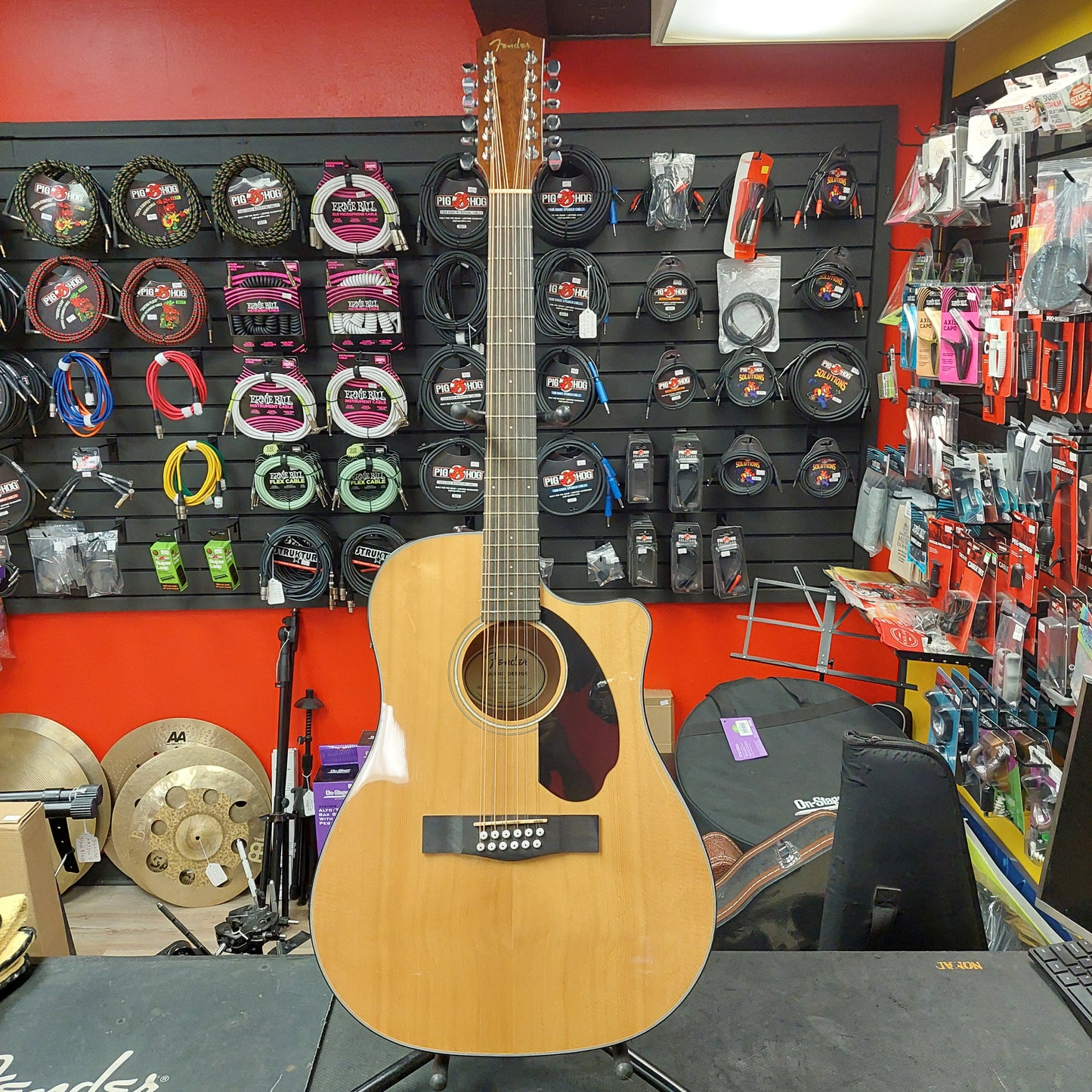 2020 Fender CD-60SCE 12-String Acoustic Guitar - Natural SN# IPS200411835