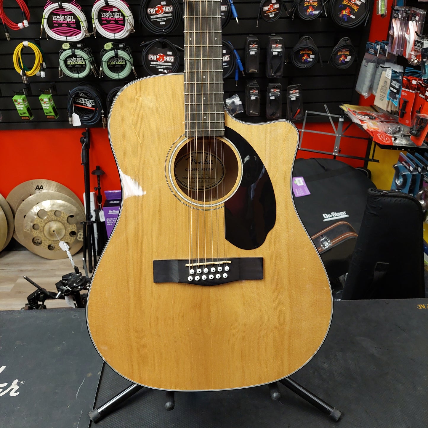 2020 Fender CD-60SCE 12-String Acoustic Guitar - Natural SN# IPS200411835