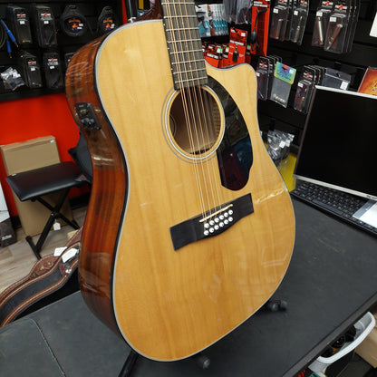 2020 Fender CD-60SCE 12-String Acoustic Guitar - Natural SN# IPS200411835