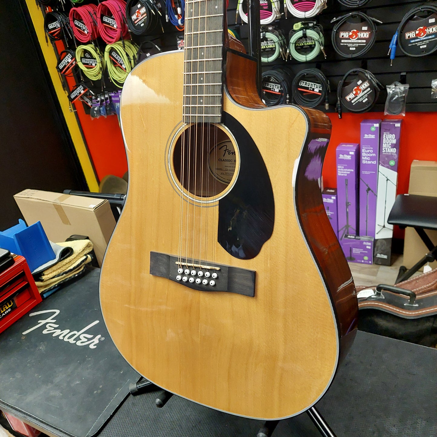 2020 Fender CD-60SCE 12-String Acoustic Guitar - Natural SN# IPS200411835