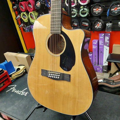 2020 Fender CD-60SCE 12-String Acoustic Guitar - Natural SN# IPS200411835