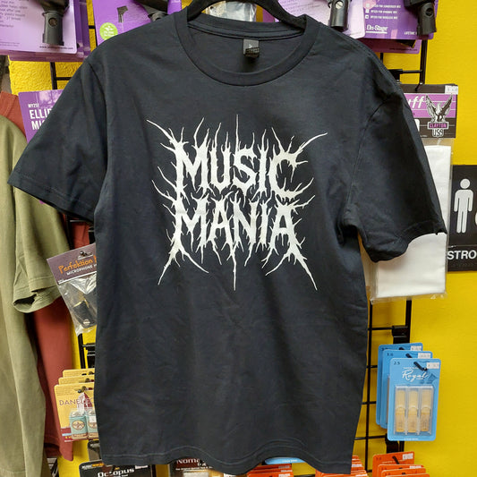 MUSIC MANIA METAL LOGO TEE- BLACK