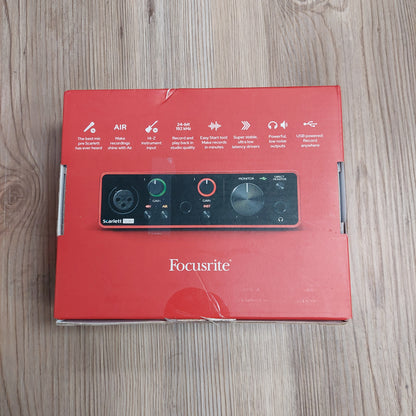 Focusrite Scarlett Solo 3rd Gen (USED) "Missing Cable" SN# Y7NTT4B29039FF
