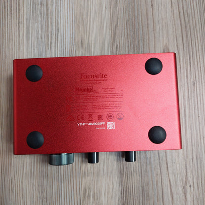Focusrite Scarlett Solo 3rd Gen (USED) "Missing Cable" SN# Y7NTT4B29039FF