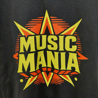 MUSIC MANIA TEE SHIRT - BLACK