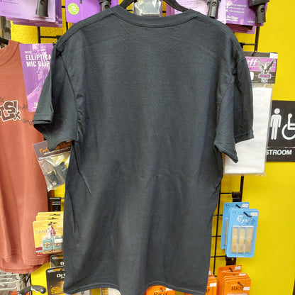 MUSIC MANIA TEE SHIRT - BLACK