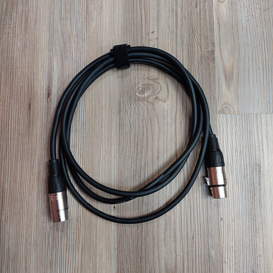XLR Microphone Cable - 6 Feet - Black (USED)