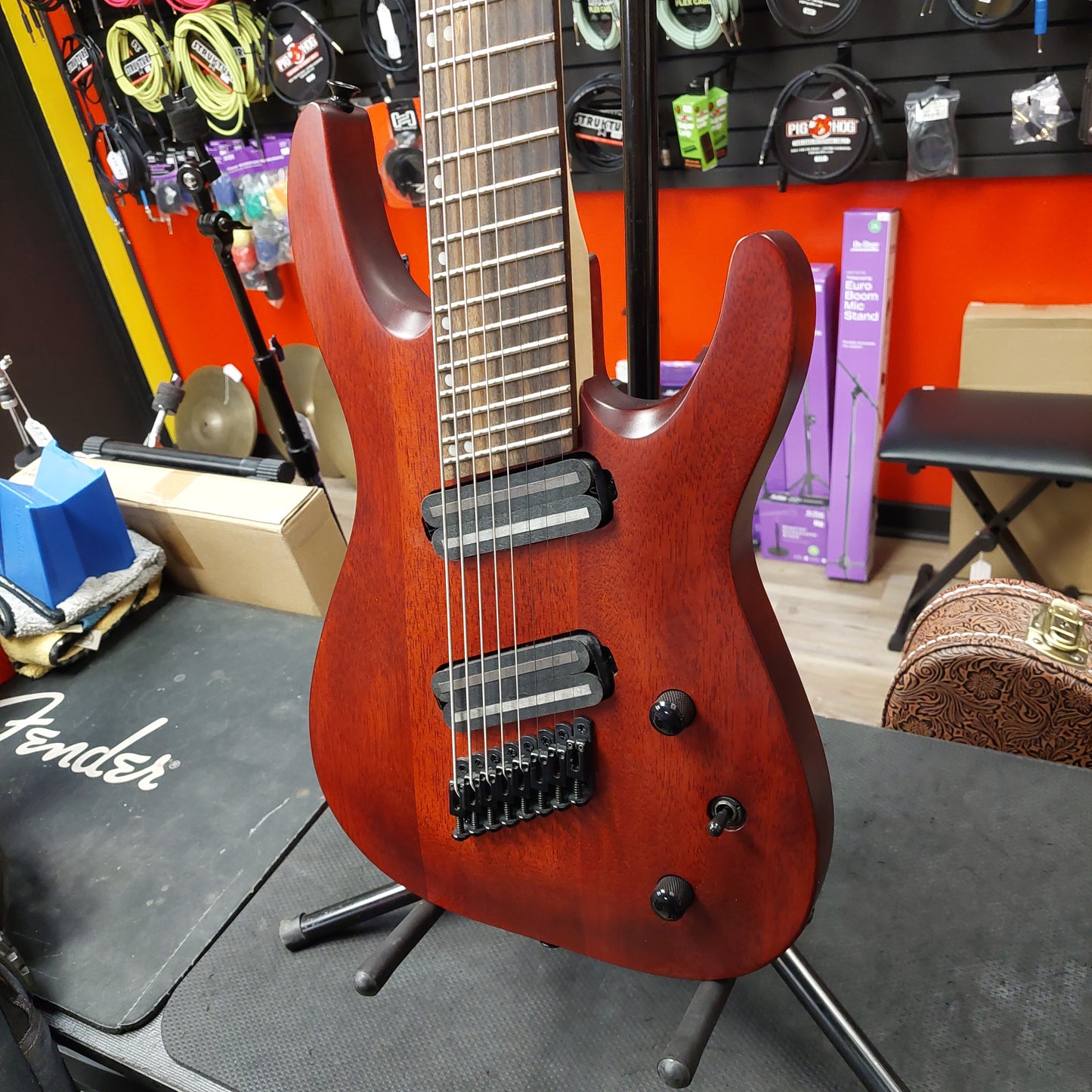 2021 Jackson DKAF8 8-String Electric Guitar - Mahogany Stain - SN# ICJ2126980