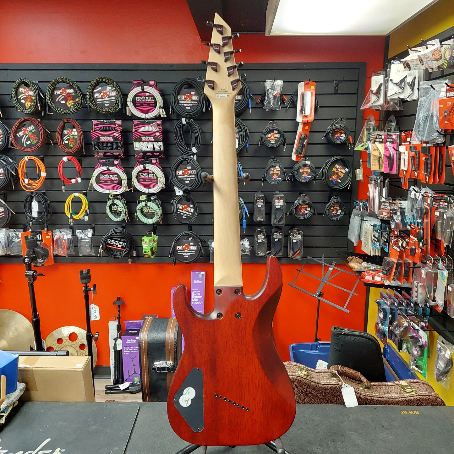 2021 Jackson DKAF8 8-String Electric Guitar - Mahogany Stain - SN# ICJ2126980