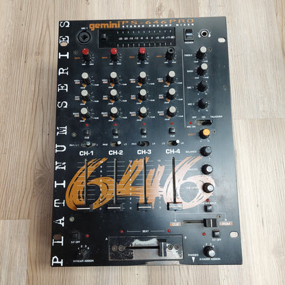 Gemini PS-646 PRO Mixer (USED) SN# F8100026 "No Power Cable"