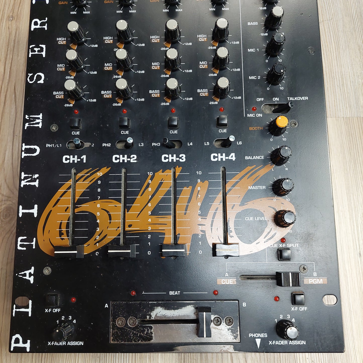 Gemini PS-646 PRO Mixer (USED) SN# F8100026 "No Power Cable"