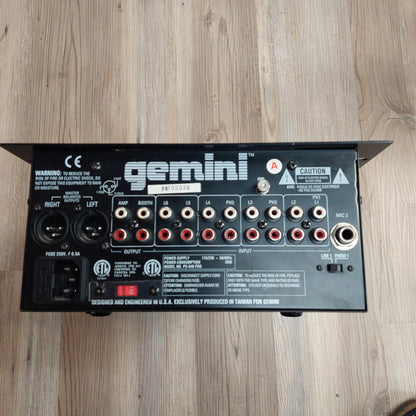 Gemini PS-646 PRO Mixer (USED) SN# F8100026 "No Power Cable"