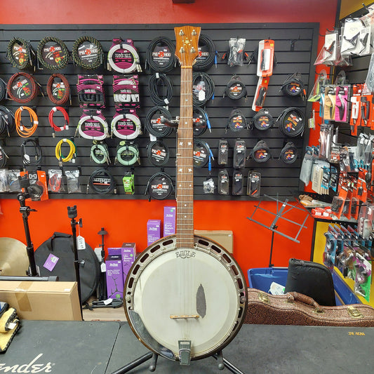 Vintage 5-String Banjo w/ Chipboard Case (USED) "Sold As Is"
