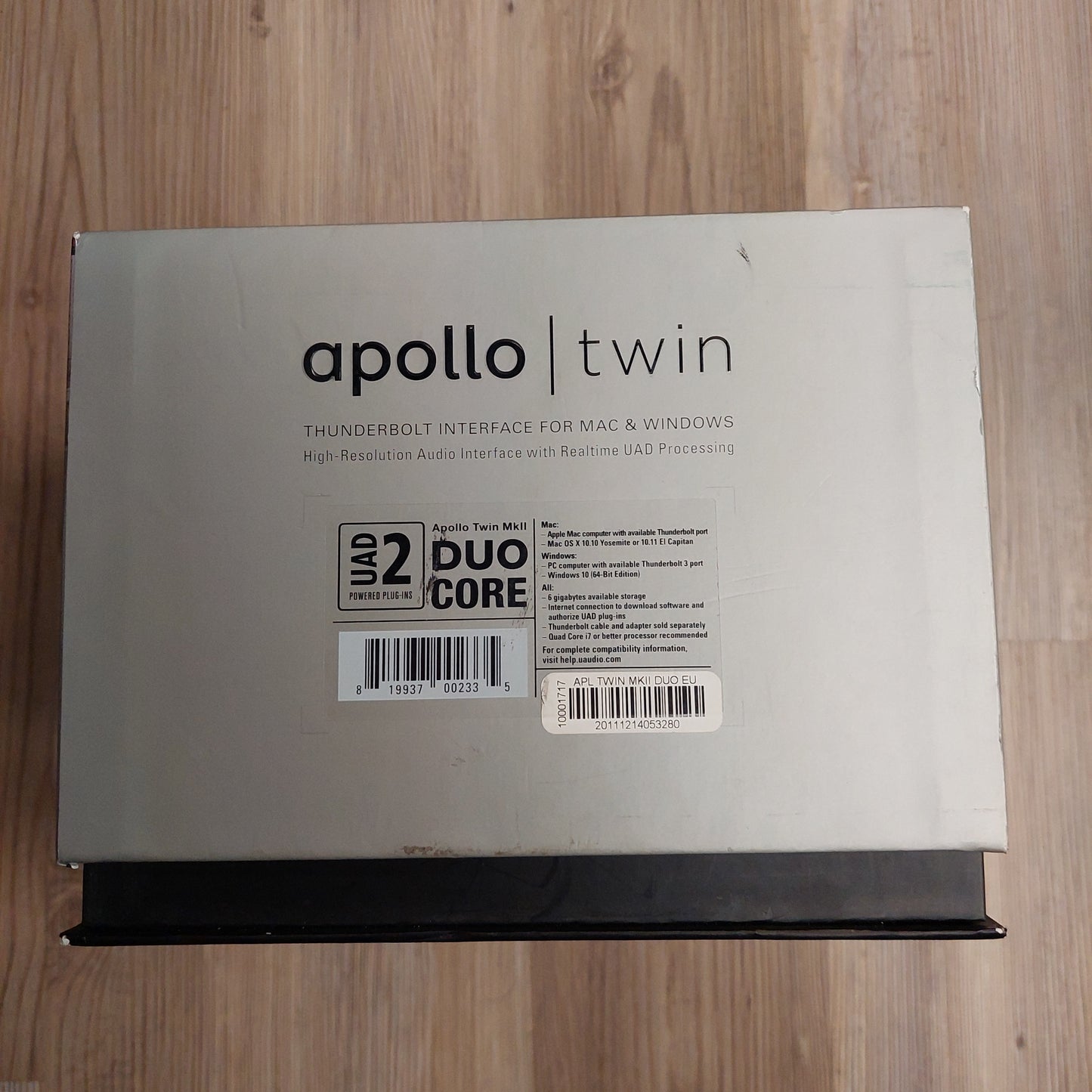2020 Universal Audio Apollo Twin MKII (USED) SN# 20111214053280