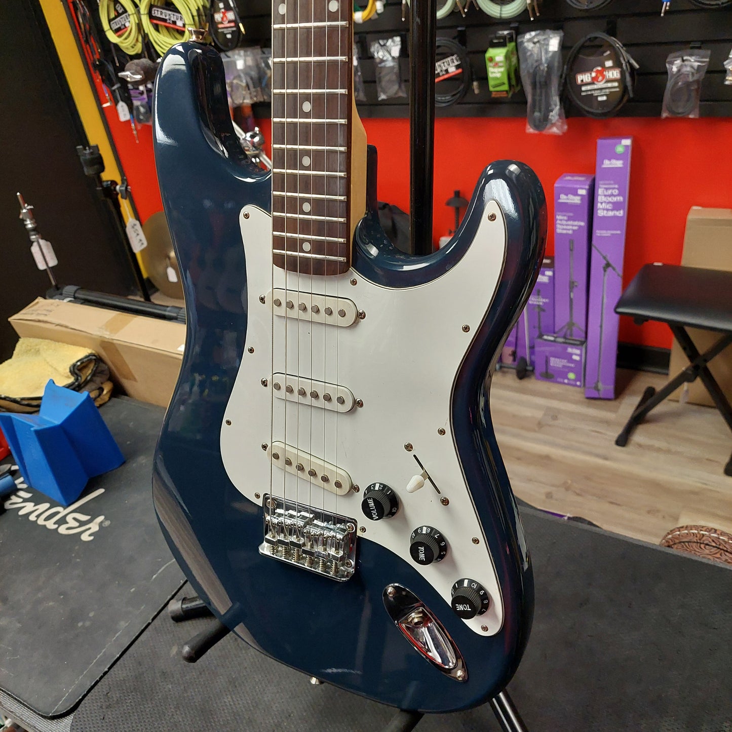 2002 Squire Bullet Electric Guitar - Baltic Blue "Indian Rosewood Fretboard" SN# SI02094081