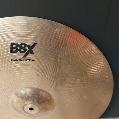 Sabian 18" B8X Crash Ride Cymbal (USED)