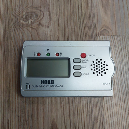 KORG GA-30 Guitar/Bass Tuner - Gray (USED)