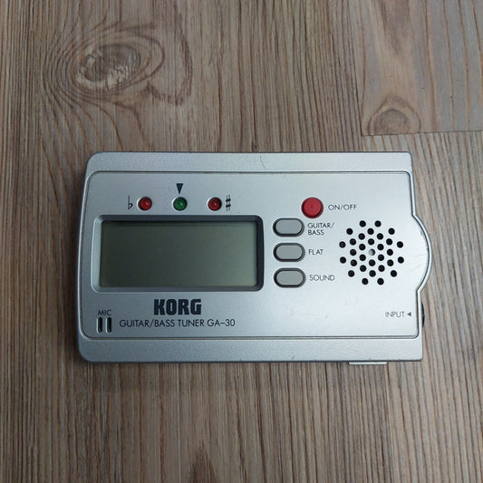 KORG GA-30 Guitar/Bass Tuner - Gray (USED)