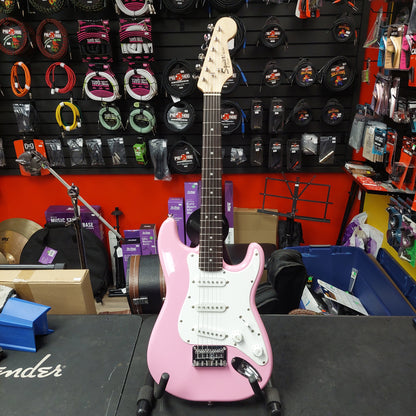 2016 Squire Mini Electric Strat - Pink SN# ICS16203815