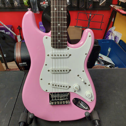 2016 Squire Mini Electric Strat - Pink SN# ICS16203815