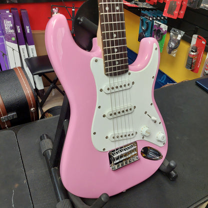 2016 Squire Mini Electric Strat - Pink SN# ICS16203815