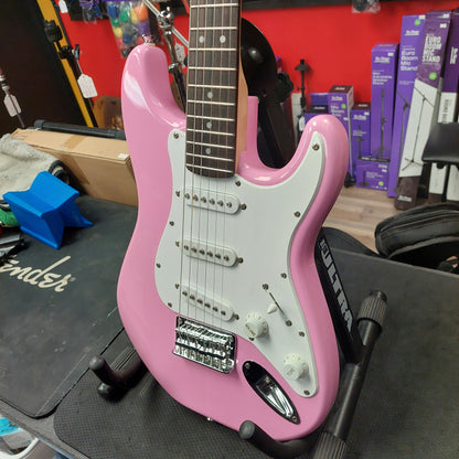 2016 Squire Mini Electric Strat - Pink SN# ICS16203815