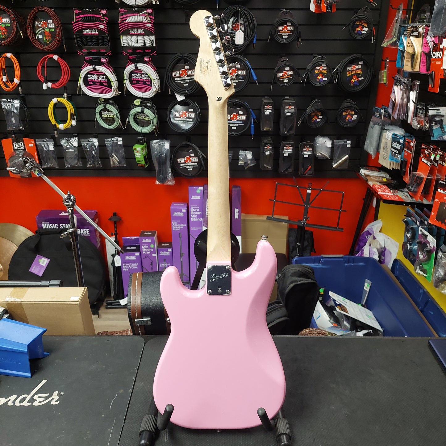 2016 Squire Mini Electric Strat - Pink SN# ICS16203815