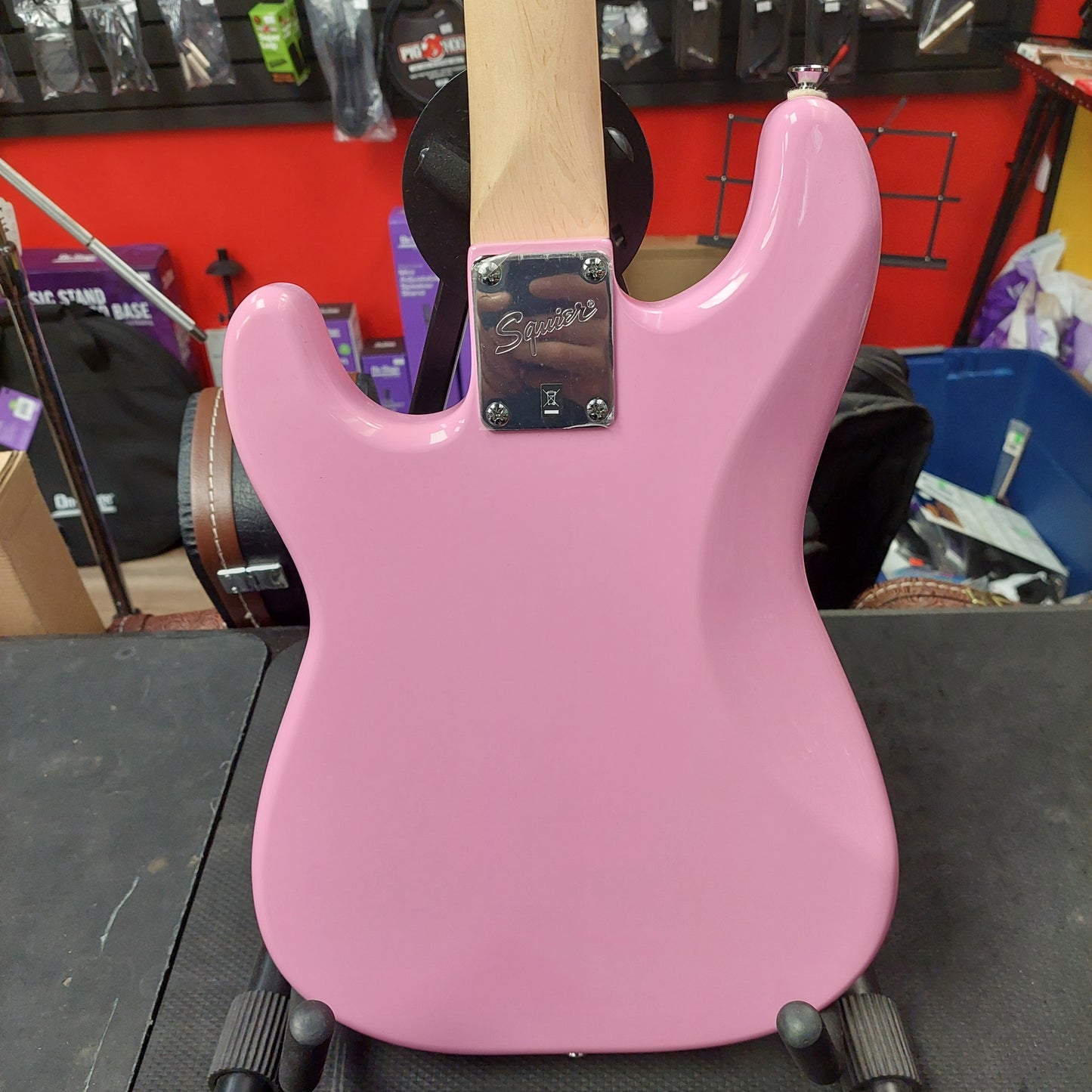 2016 Squire Mini Electric Strat - Pink SN# ICS16203815