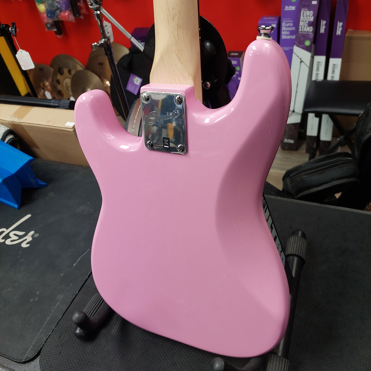 2016 Squire Mini Electric Strat - Pink SN# ICS16203815
