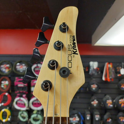 Focus 420S By Kramer Electric Bass - Ruby Sparkle (USED) SN# 96063378