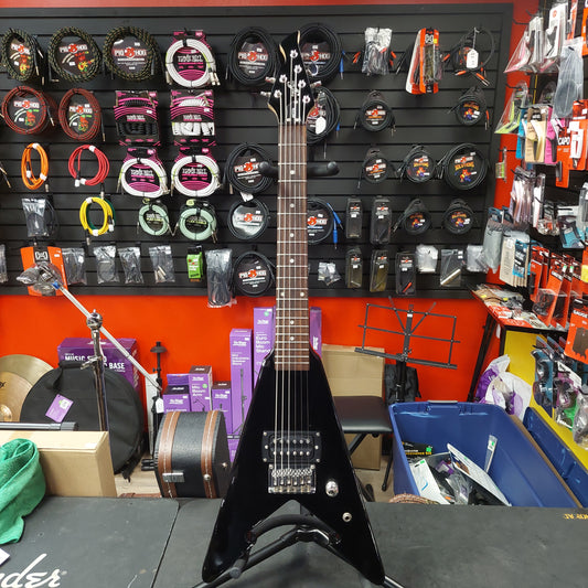 First Act ME276 Mini-V Electric Guitar - Black (USED) SN# 2760D19474
