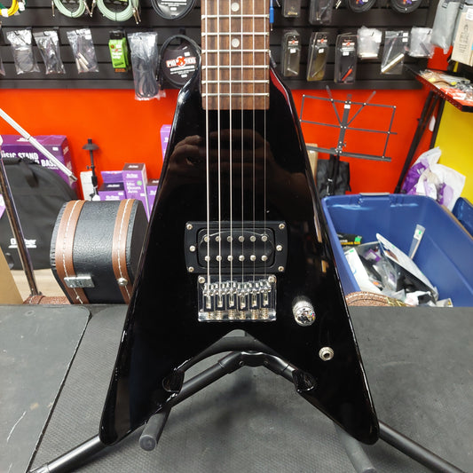 First Act ME276 Mini-V Electric Guitar - Black (USED) SN# 2760D19474