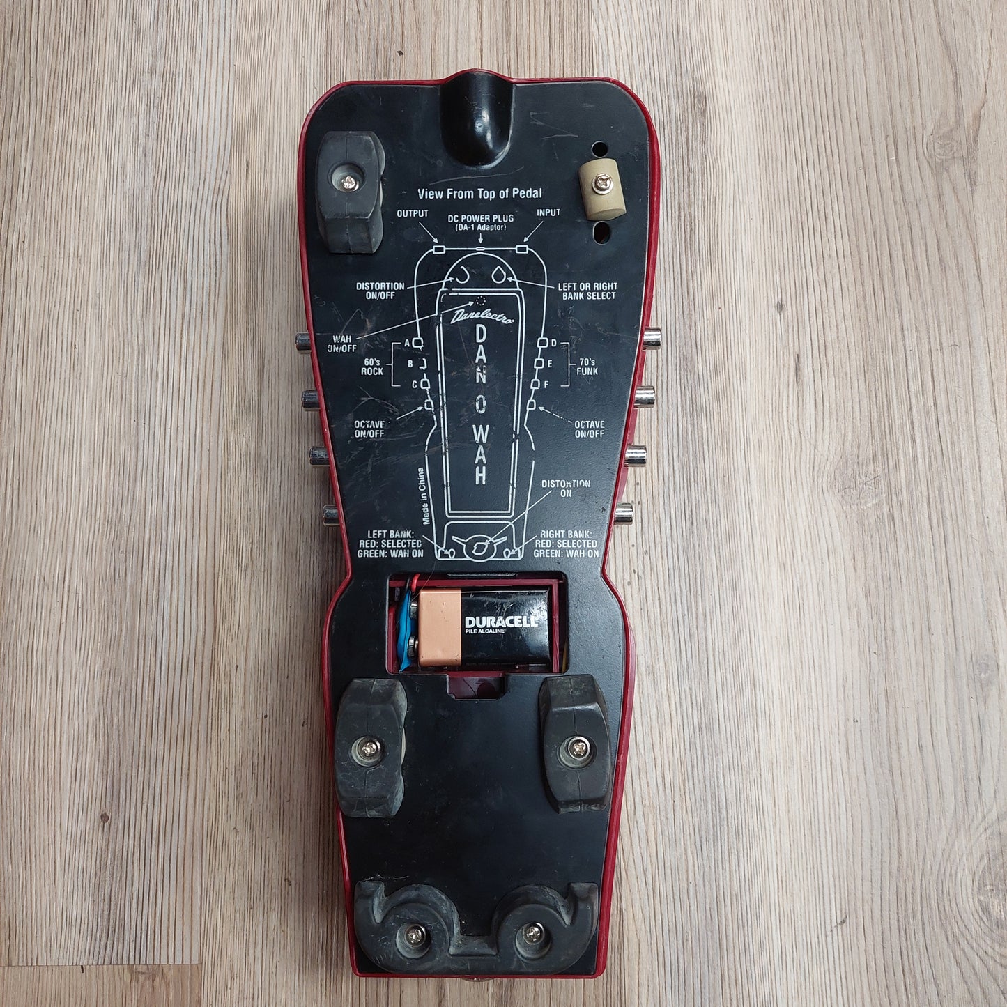 Danelectro Dan O Wah Pedal (USED)"Missing Battery Cover & One Rubber Foot"