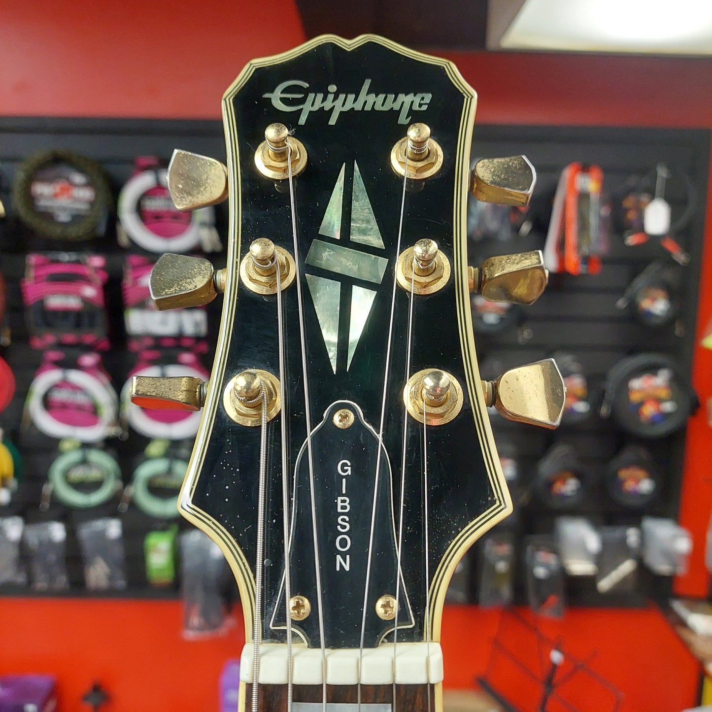 1991 Epiphone Les Paul Custom - Ebony w/ Hardcase "Made In Korea" SN# 1110854