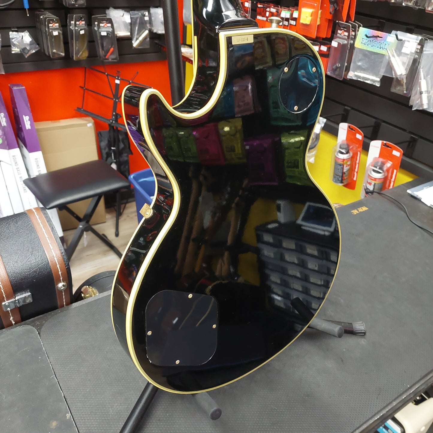 1991 Epiphone Les Paul Custom - Ebony w/ Hardcase "Made In Korea" SN# 1110854