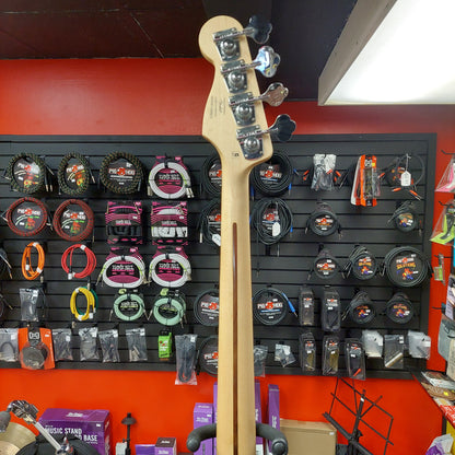 2011 SQUIER VINTAGE MODIFIED JAGUAR BASS GUITAR - SUNBURST "MADE IN INDONESIA" SN# ICS11095612