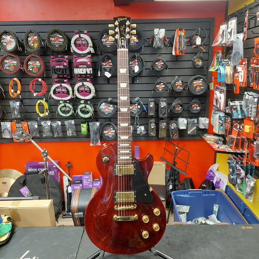 2009 Gibson Les Paul Studio Electric Guitar - Cherry w/ Gibson USA Hard Case SN# 030090434