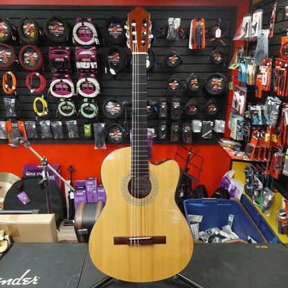 2008 Mitchell LC-200/CE Classical Cutaway AE Acoustic/Electric Guitar - Natural SN# 008010097