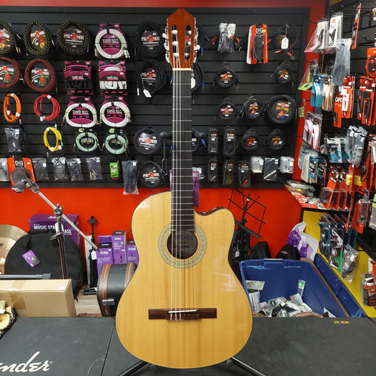 2008 Mitchell LC-200/CE Classical Cutaway AE Acoustic/Electric Guitar - Natural SN# 008010097