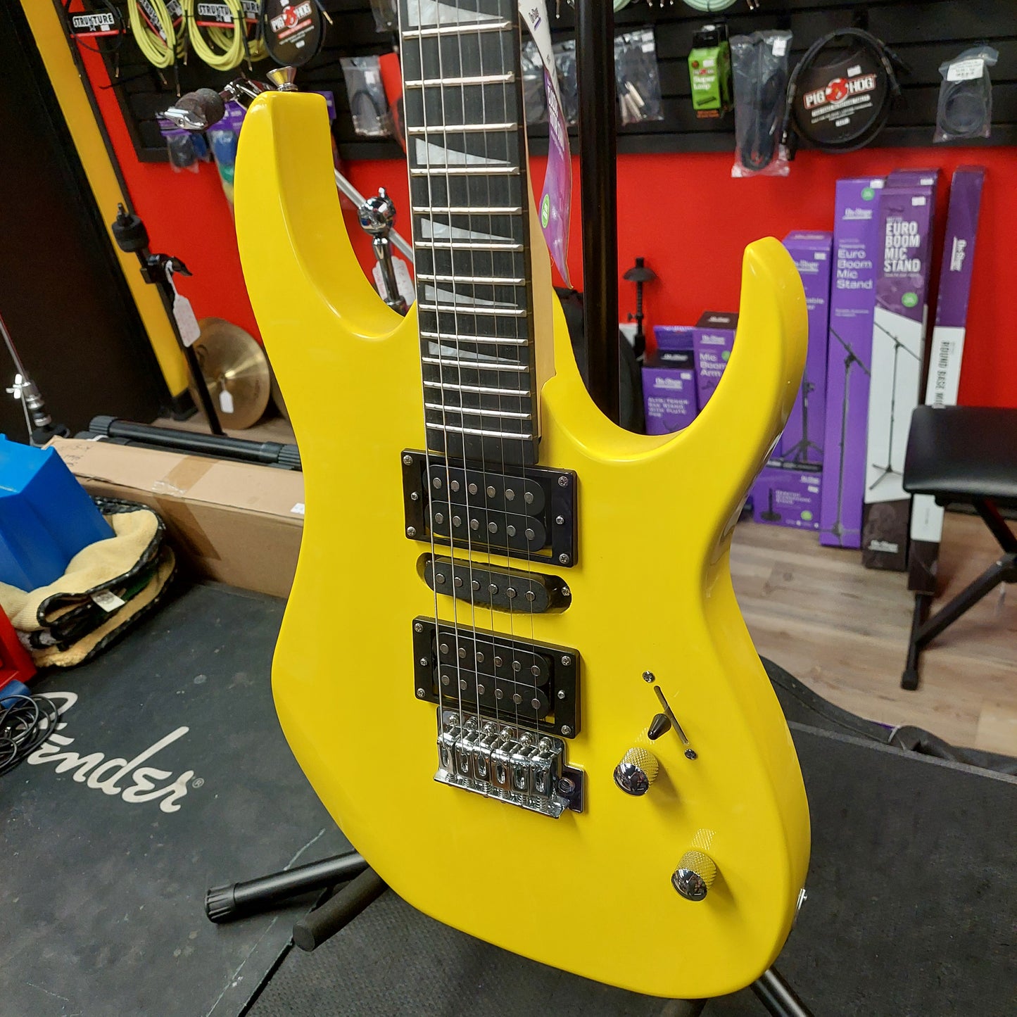 HSH 6-String Electric Guitar - Yellow (USED)