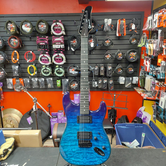 HSH 6-String Electric Guitar - Blue (USED)