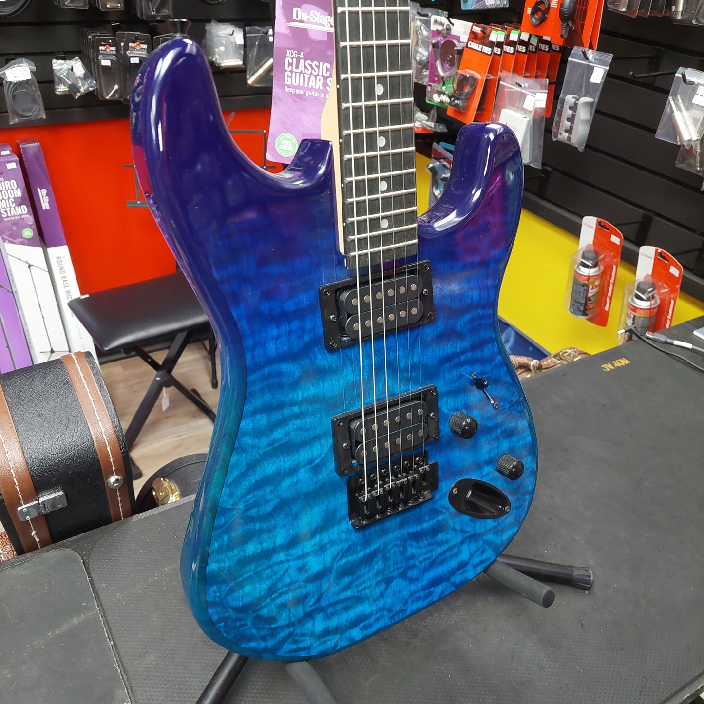 HSH 6-String Electric Guitar - Blue (USED)