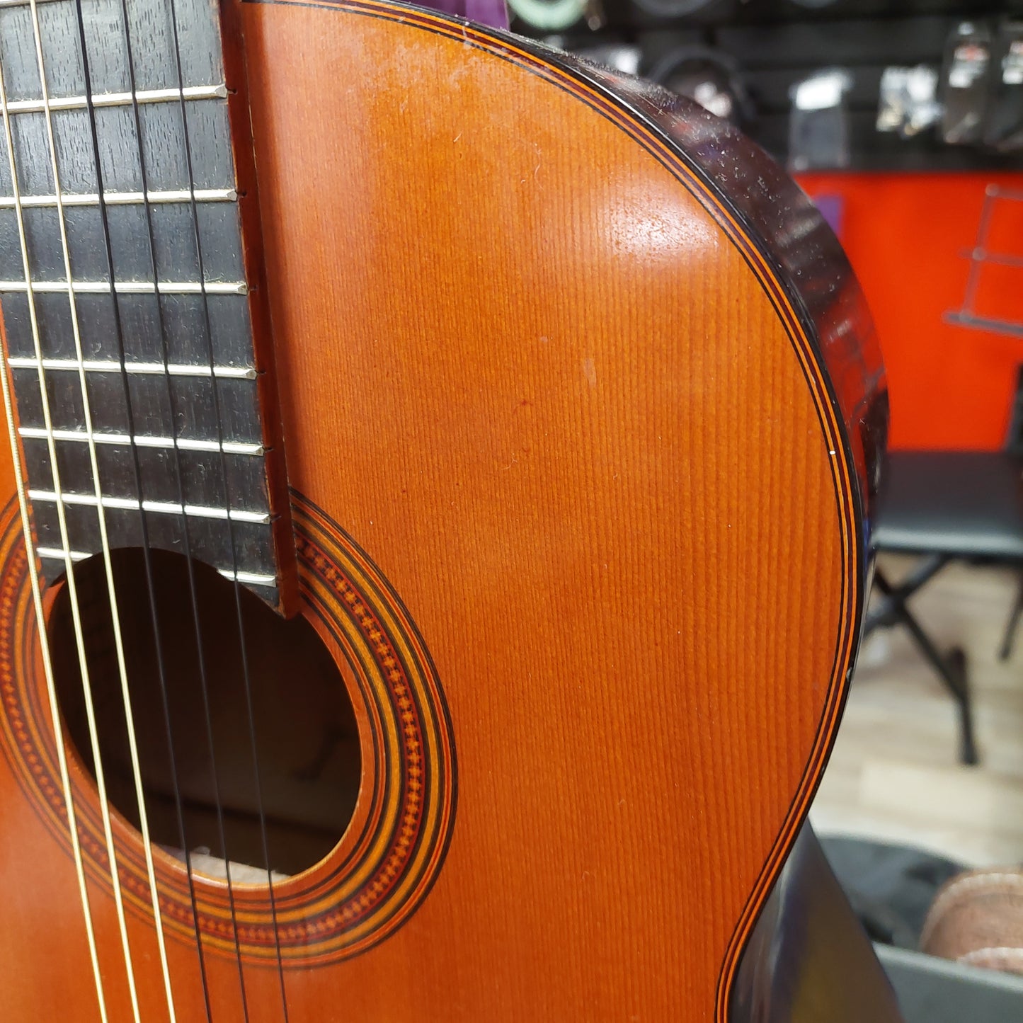 1970's Yamaha G-55 Classical Guitar - Natural Gloss (USED) "Made In Taiwan" SN# 0695038